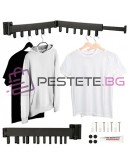 Сгъваема сушилник за дрехи за стенен монтаж